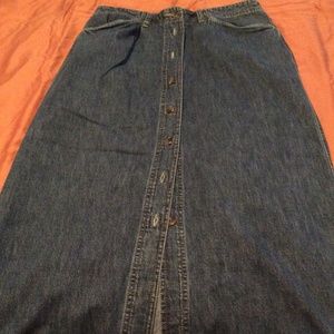 Denim skirt